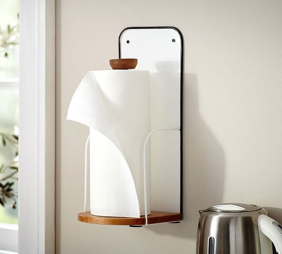 Enamel Paper Towel Holder Pottery Barn Enamel Paper Towel Holder