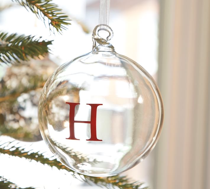 Engravable Glass Ball Ornament Pottery Barn - Engravable Glass Ball Ornament Pottery Barn
