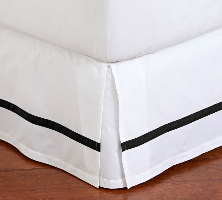 Morgan Organic Bed Skirt Pottery Barn