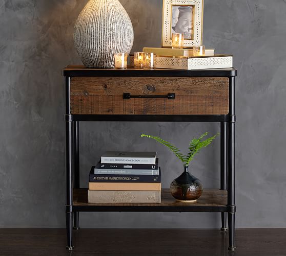 Juno Reclaimed Wood Nightstand Pottery Barn Juno Reclaimed Wood Nightstand