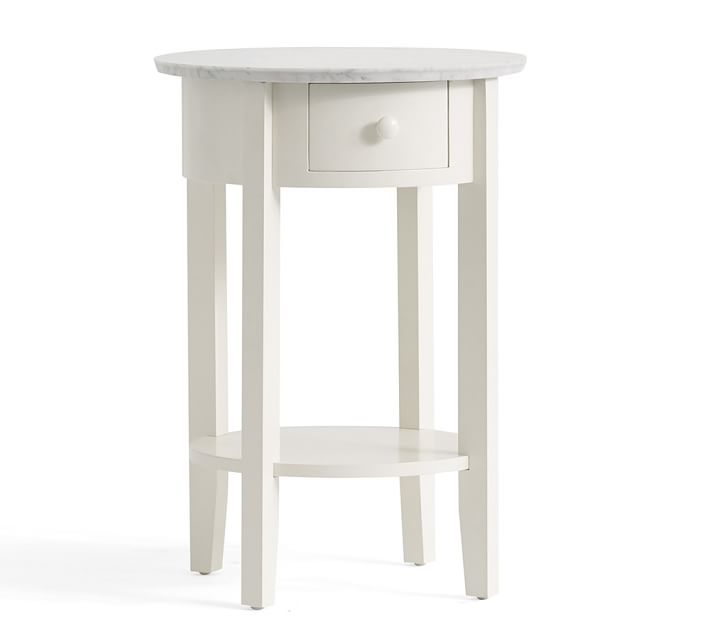Julia Nightstand With Marble Top Pottery Barn