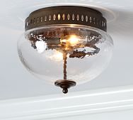 Antique Ceiling Lighting Pottery Barn Julian Flush Mount