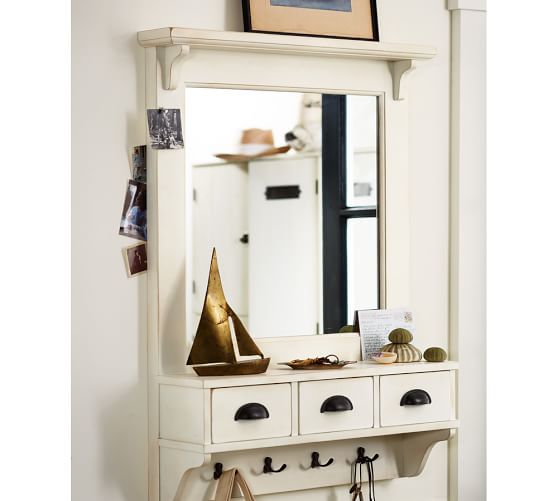 wall mount entryway organizer