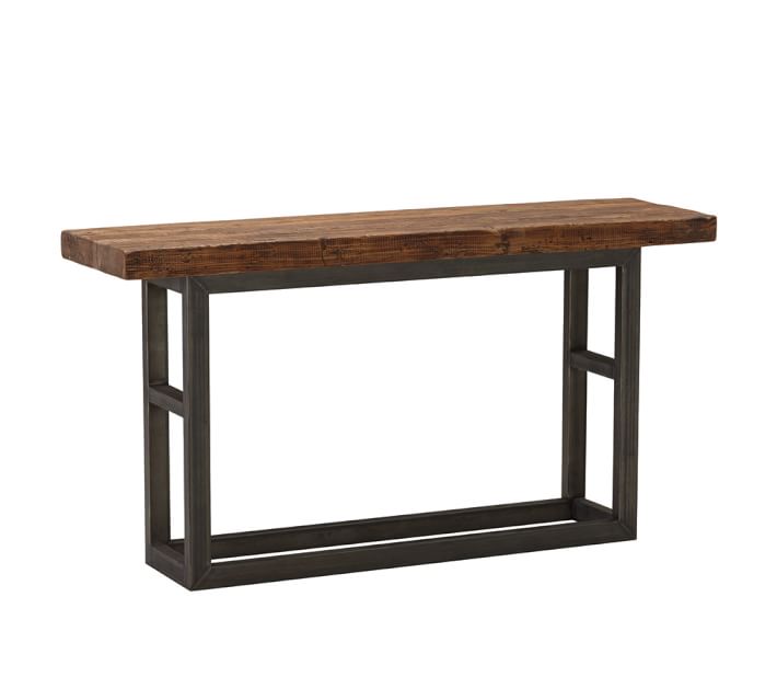 Griffin Reclaimed Wood Console Table Pottery Barn
