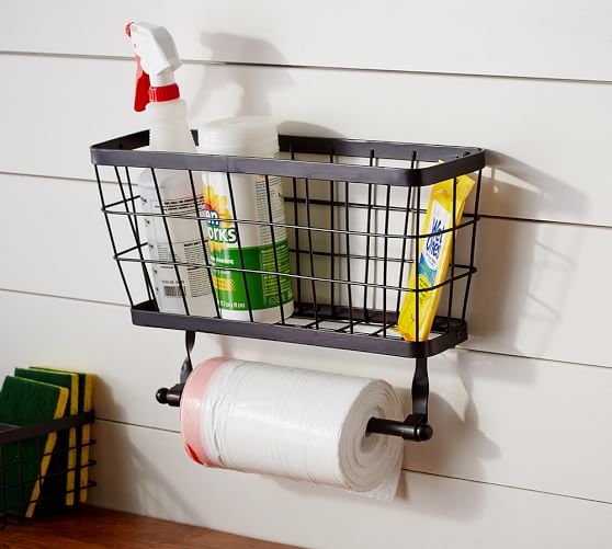 Kellan Garbage Bag Roll Holder Pottery Barn Kellan Garbage Bag Roll Holder