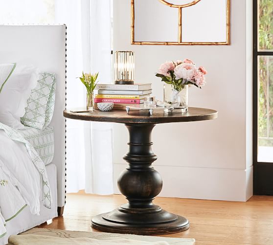 Dawson Pedestal End Table Pottery Barn