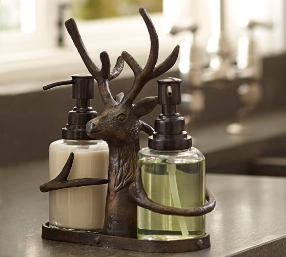 North Pole Reindeer Soap Lotion Caddy Pottery Barn North Pole Reindeer Soap Lotion Caddy