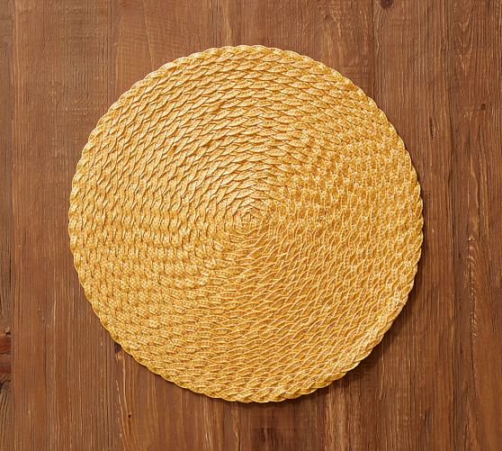 Braided Woven Placemat, Set of 4 Pottery Barn
