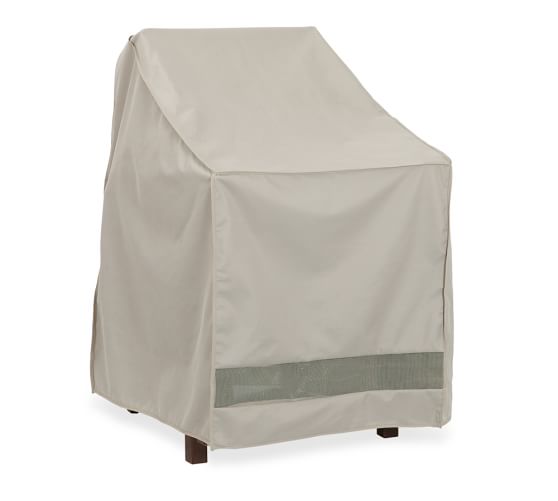 Universal Outdoor Stacking Dining Chair Cover Pottery Barn