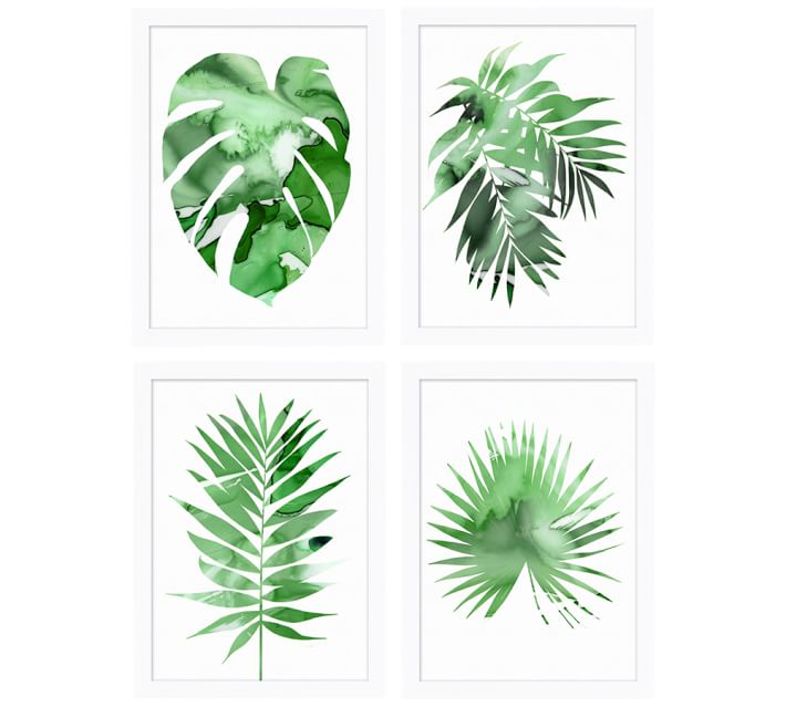 palm impression framed print