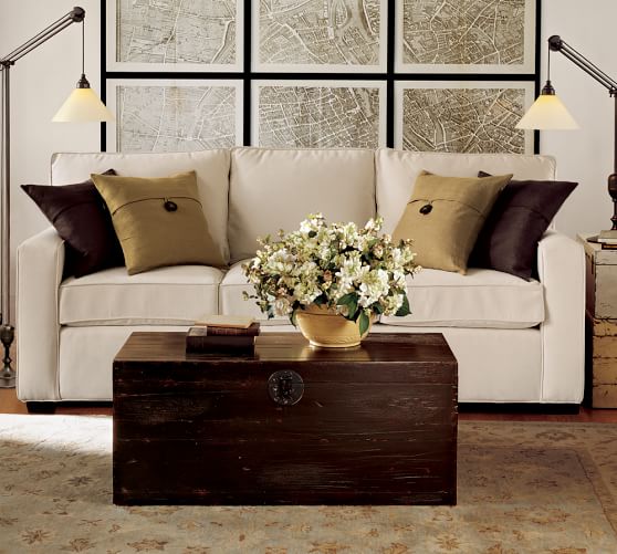 Pb Square Upholstered Sofa Pottery Barn