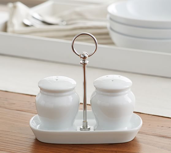 Great White Salt Pepper Shakers Pottery Barn Great White Salt Pepper Shakers