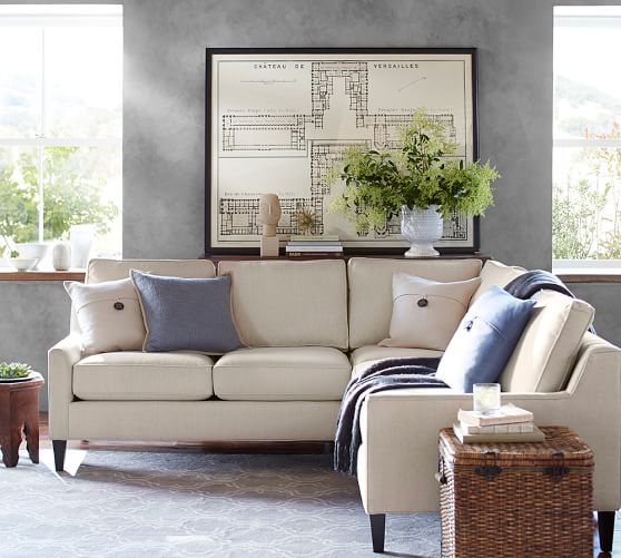 Build Your Own Sectional Pottery Barn Build Your Own Beverly Upholstered Sectional Components
