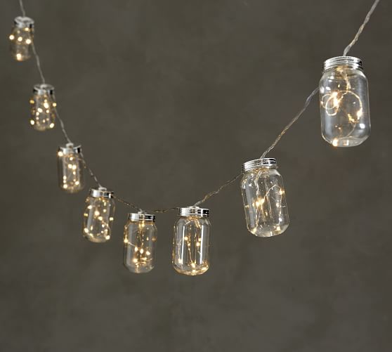 Mason Jar String Lights Pottery Barn Mason Jar String Lights Saved View Larger Roll Over Image To Zoom