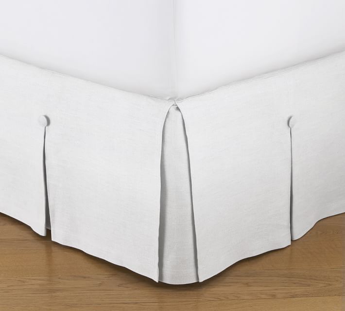 Pleated On Bed Skirt Pottery Barn