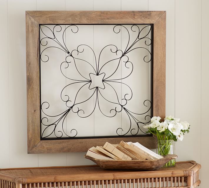 Pottery Barn Metal Wall Decor