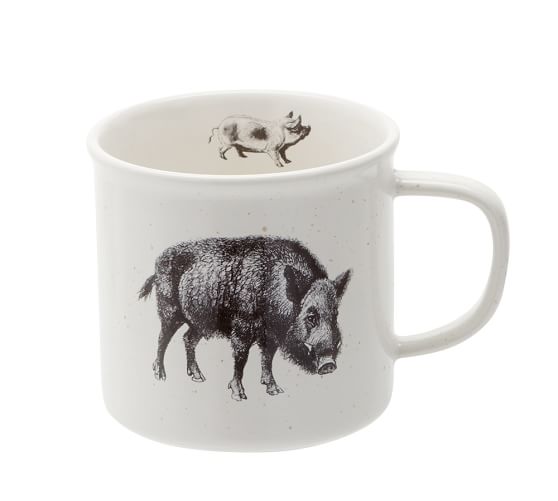 Animal Mug Boar Pottery Barn Animal Mug Boar