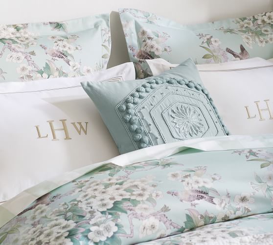 Grand Organic Duvet Cover & Sham Taupe Pottery Barn