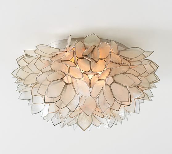 Capiz Flush Mount Pottery Barn