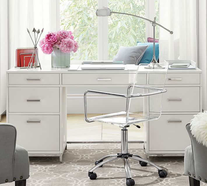 Ava Rectangular Desk Pottery Barn