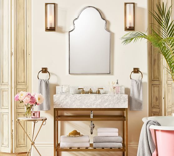 Stella Powder Room Mirror Pottery Barn