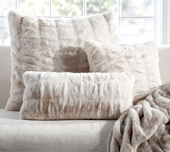 Faux Fur Pillows & Pillow Covers Pottery Barn