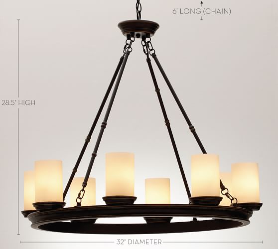 Veranda Round Chandelier Pottery Barn Scroll To Next Item