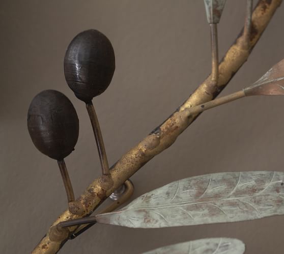 Metal Olive Branch Wall Art Pottery Barn Metal Olive Branch Wall Art Saved View Larger Roll Over Image To Zoom In Room Detailed
