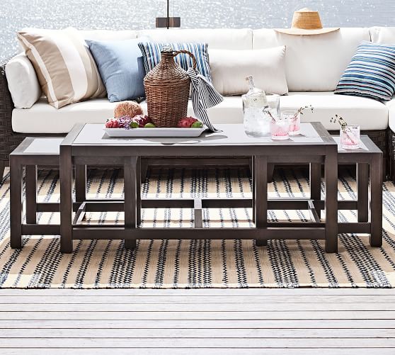 St. Johns Expandable Coffee Table Pottery Barn