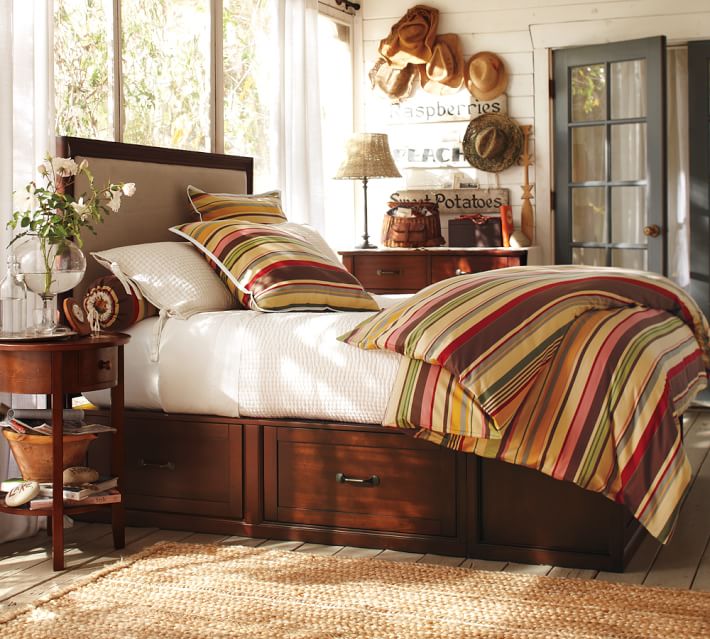 Montgomery Upholstered Headboard Pottery Barn