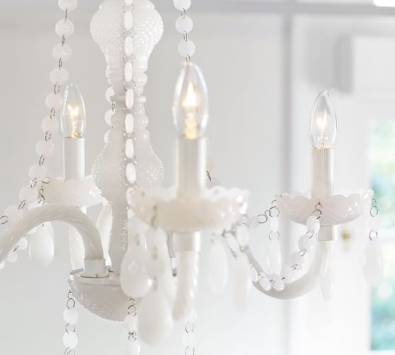Lara Milk Glass Chandelier Pottery Barn Lara Milk Glass Chandelier Saved View Larger Roll Over Image To Zoom