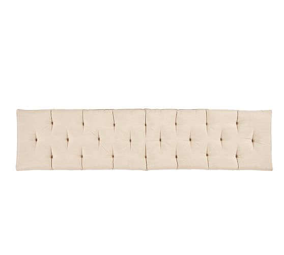 Wade Entry Bench Cushion Large Solid Linen Sand Pottery Barn Wade Bench Cushion