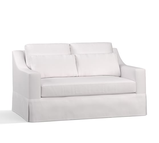 York Slope Arm Deep Seat Slipcovered Sofa