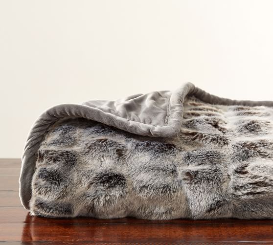 Faux Fur Throws & Faux Fur Blankets Pottery Barn