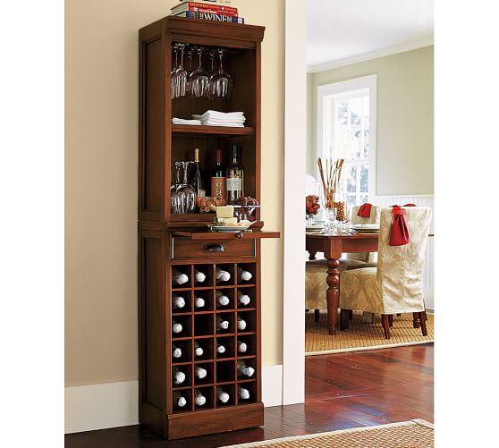 Bar Furniture Home Sets Pottery Barn Seadrift Mahogany Black