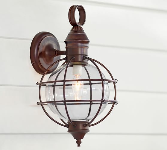 Fisherman S Indoor Outdoor Sconce Pottery Barn Select Your Registry