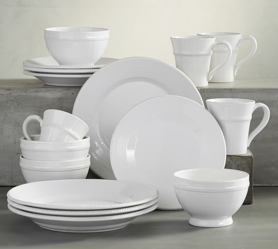 Pottery Barn: Gabriella 16-Piece Dinnerware Set w/SOUP bowl
