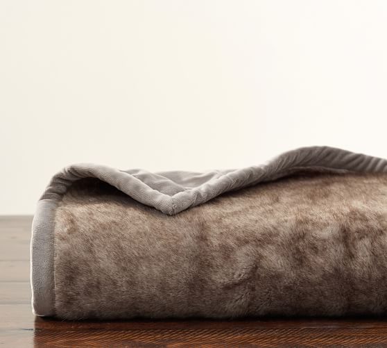 Faux Fur Throws & Faux Fur Blankets Pottery Barn