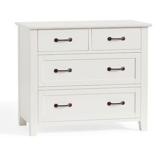 Dressers Chests Of Drawers Pottery Barn Gany Pure White Brushed Fog