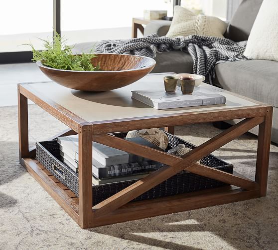 Grove Square Coffee Table Pottery Barn