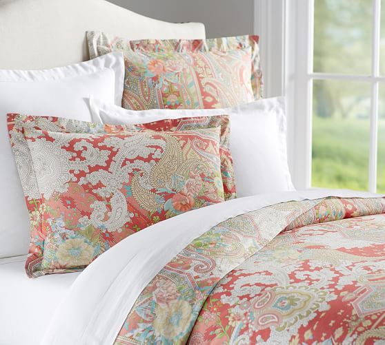 Gemma Rose Reversible Duvet Cover & Shams Pottery Barn