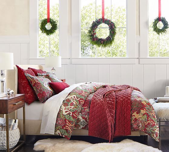 odette organic print duvet