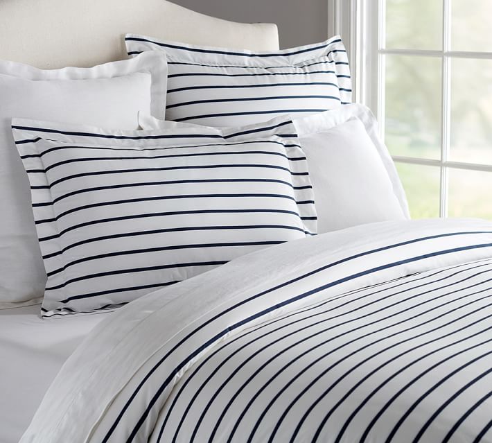 Sailor Stripe Duvet Cover Sham Pottery Barn