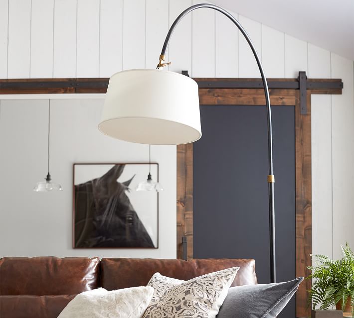 Winslow Arc Sectional Floor Lamp Pottery Barn