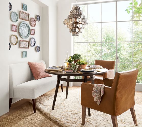 Highland Upholstered Dining Banquette Pottery Barn