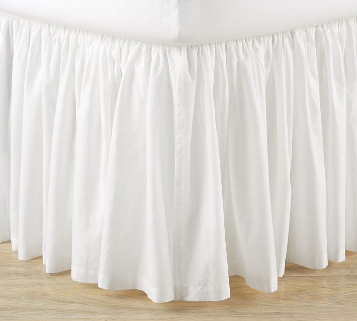 Voile Bed Skirt Pottery Barn