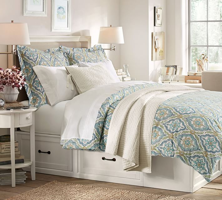 dawn print duvet cover