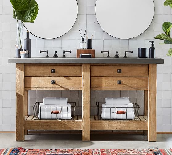 Abbott Double Sink Vanity Pottery Barn