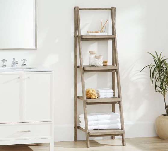 Benchwright Ladder Floor Storage Pottery Barn