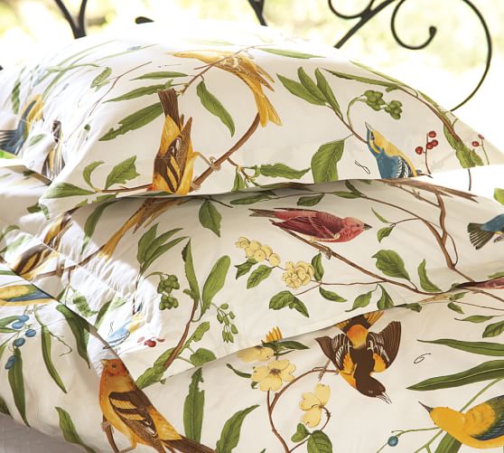 Spring Sparrow Duvet Cover & Sham Pottery Barn
